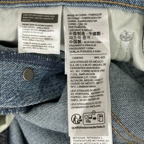 Levi's Wedgie Bootcut Premium Denim Patchwork Jeans - Picture 13 of 16